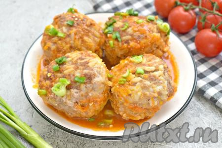 Тефтели из свиного фарша с рисом