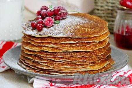 Блины из пшённой каши на дрожжах