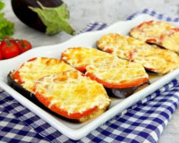 Баклажаны по-французски с помидорами и сыром в духовке