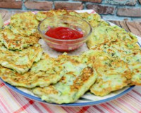 Оладьи из кабачков с укропом на сковороде