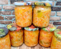 Салат из кабачков с рисом на зиму