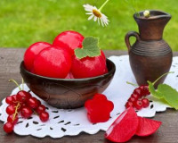 Мармелад из красной смородины с агар-агаром