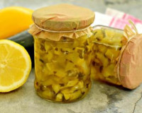 Варенье из кабачков с мятой и лимоном