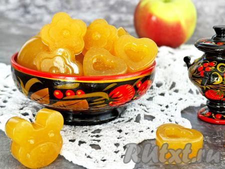 Мармелад из яблок с желатином в домашних условиях