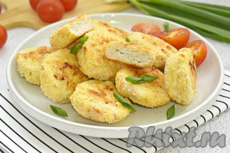 Наггетсы из куриного фарша в духовке