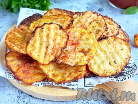 Картофельные чипсы в аэрогриле