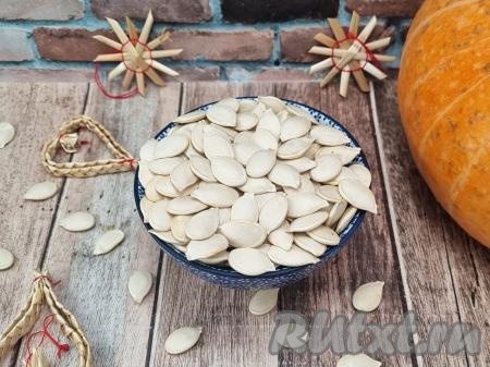 Как сушить тыквенные семечки в духовке