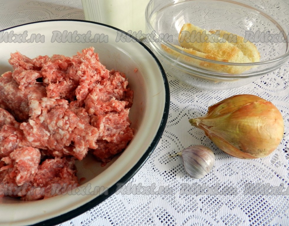 Домашние котлеты из свинины и говядины, пошаговый рецепт с фото на ккал