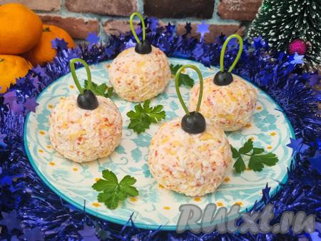 Закуска "Ёлочные шарики"