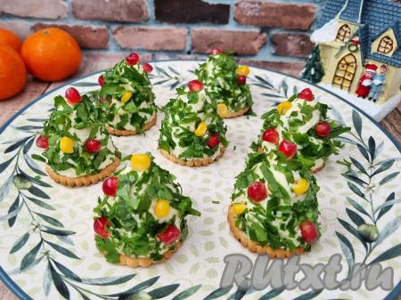 Сырная закуска "Ёлочка" на Новый год