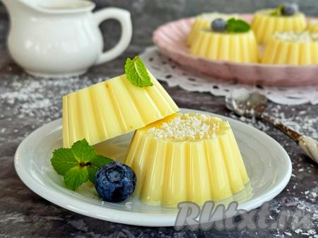 Желе из сгущёнки и желатина