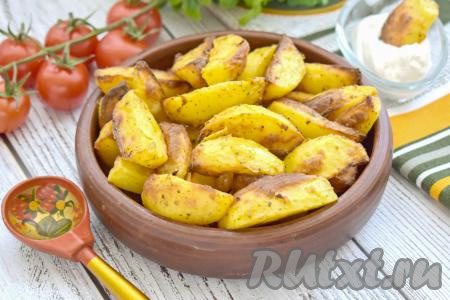 Картошка в сметане в аэрогриле