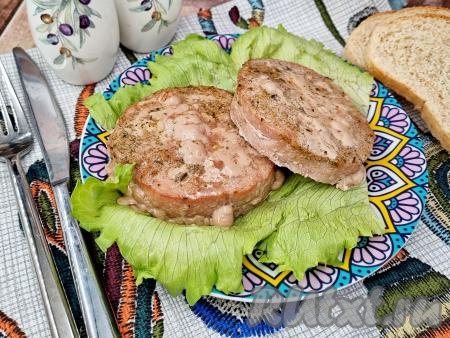 Медальоны из тунца в духовке