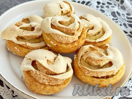 Творожное печенье "Розочки" с безе