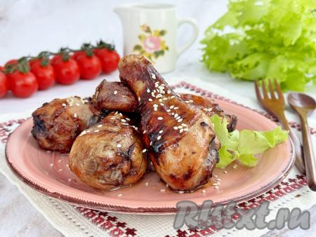 Куриные ножки в соусе "Терияки" в аэрогриле