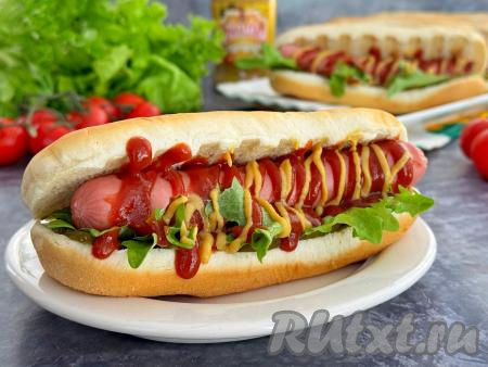 Хот-дог на электрогриле