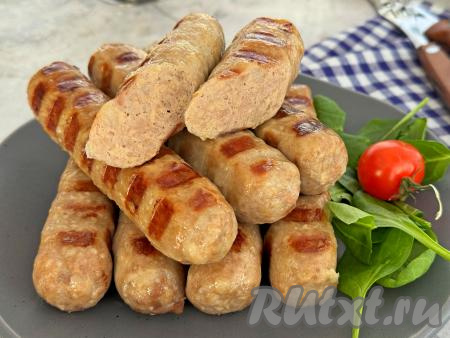 Купаты на электрогриле