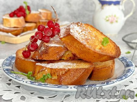 Гренки в аэрогриле из белого хлеба