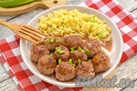 Фрикадельки в томатном соусе в аэрогриле