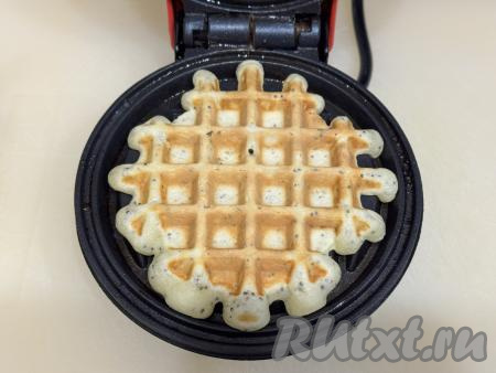 Время выпечки зависит от мощности вашей вафельницы.&nbsp;