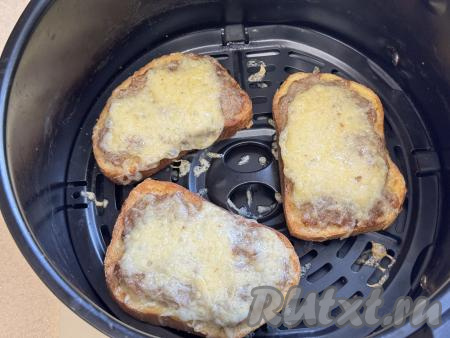 Сыр расплавится.&nbsp;