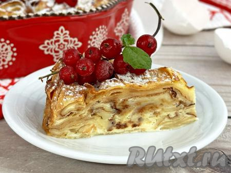 Лапшевник из крахмальных блинов