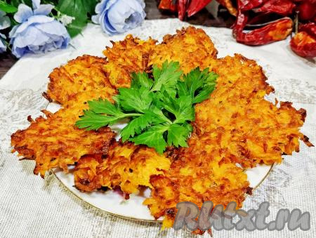 Морковные драники