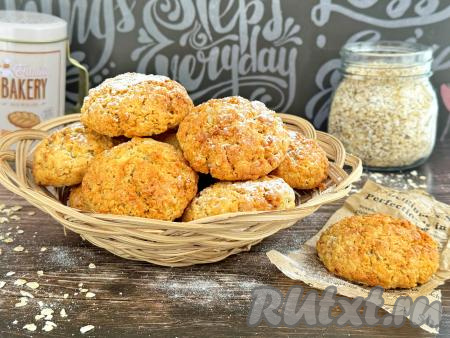 Овсяное печенье в аэрогриле