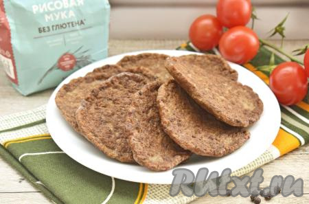 Печёночные оладьи из куриной печени с рисовой мукой