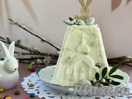 Творожная пасха со сливками и сметаной