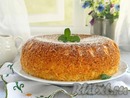 Перед подачей, по желанию, посыпать кекс сахарной пудрой.&nbsp;