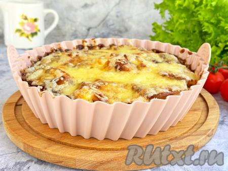 Картошка по-французски с фаршем в аэрогриле