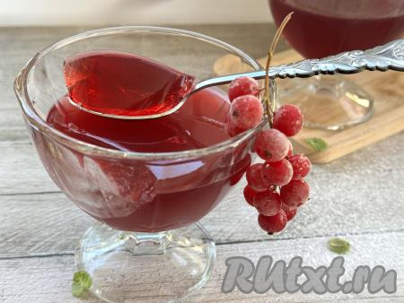 Желе из компота с агар-агаром