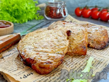 Отбивные из свинины в аэрогриле