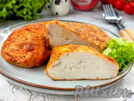 Куриное филе в фольге в аэрогриле