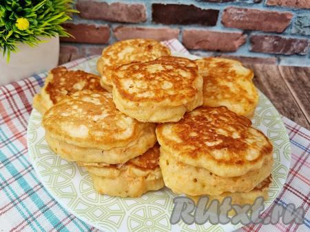 Морковные оладьи на кефире