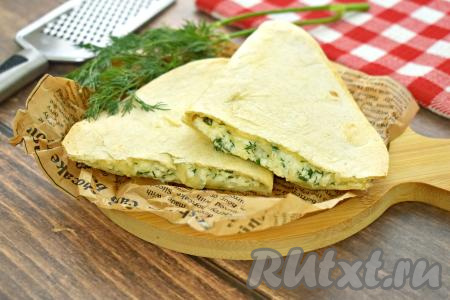 Тортилья с творогом и сыром в аэрогриле