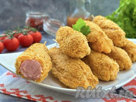 Корн-доги в аэрогриле