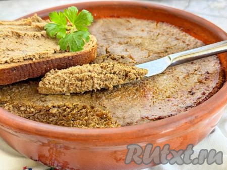 Паштет из свиной печени в духовке