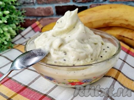 Мороженое из киви и банана