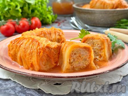 Голубцы из пекинской капусты с булгуром