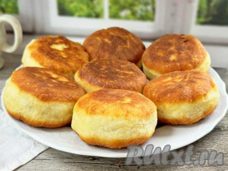 Жареные пирожки с мясом на кефире на сковороде