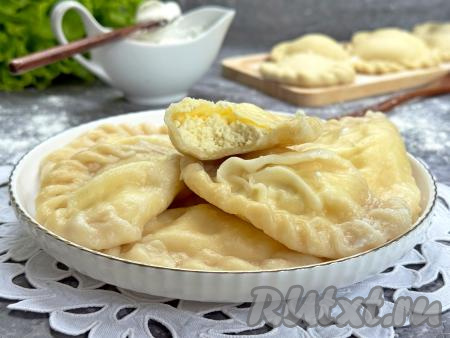 Вареники с адыгейским сыром