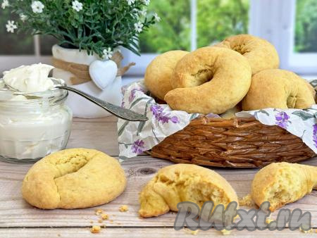 Калачики на сметане в духовке