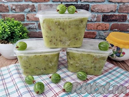 Крыжовник, замороженный с сахаром