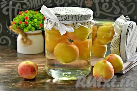 Компот из нектаринов с косточкой на зиму