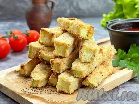 Кабачковые палочки в аэрогриле