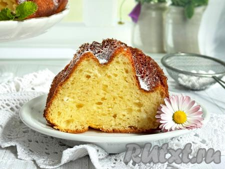 Кекс из творога и сметаны
