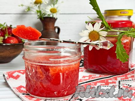 Желе из клубники с агар-агаром на зиму