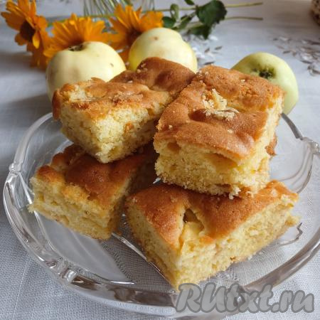 Простой яблочный пирог в духовке